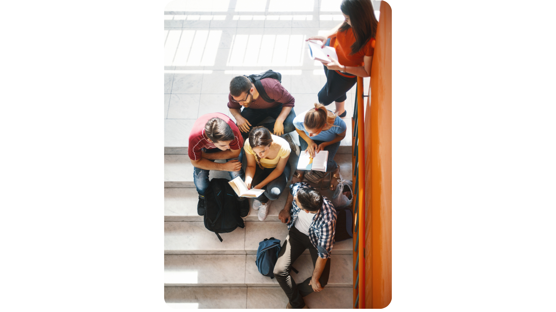 Students collaborating